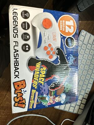 Legends Flashback Blast! Wireless Controller ~ 12 Retro Games ~ Space Invaders