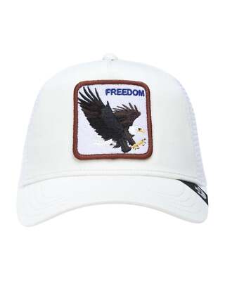 Hat Goorin Freedom Eagle Trucker Hat Unisex Synthetic Off-White  UK