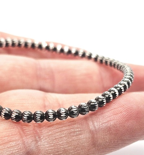 Nuevo Brazalete Italiano Plata de Ley 925 Dije Elástico Damas Bola Cuentas - Imagen 11 de 19