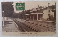 Carte postale ancienne - cpa 82 MOISSAC TARN-ET-GARONNE - Vue Animée - LA GARE.