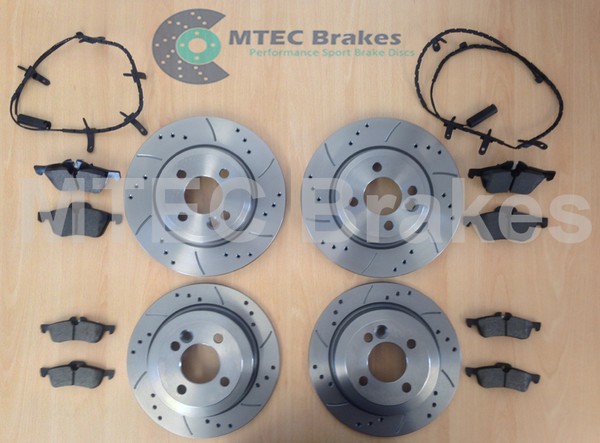 Mini R50 R53 R52 ONE Cooper S 01-06 Bremsscheiben Vorne Hinten BeläGe Verschleiß-image
