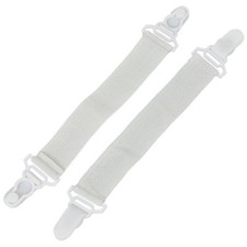 Sheet Grippers Fastener 4 Clips Straps for your Bed Sheets, Tablecloth Fastener