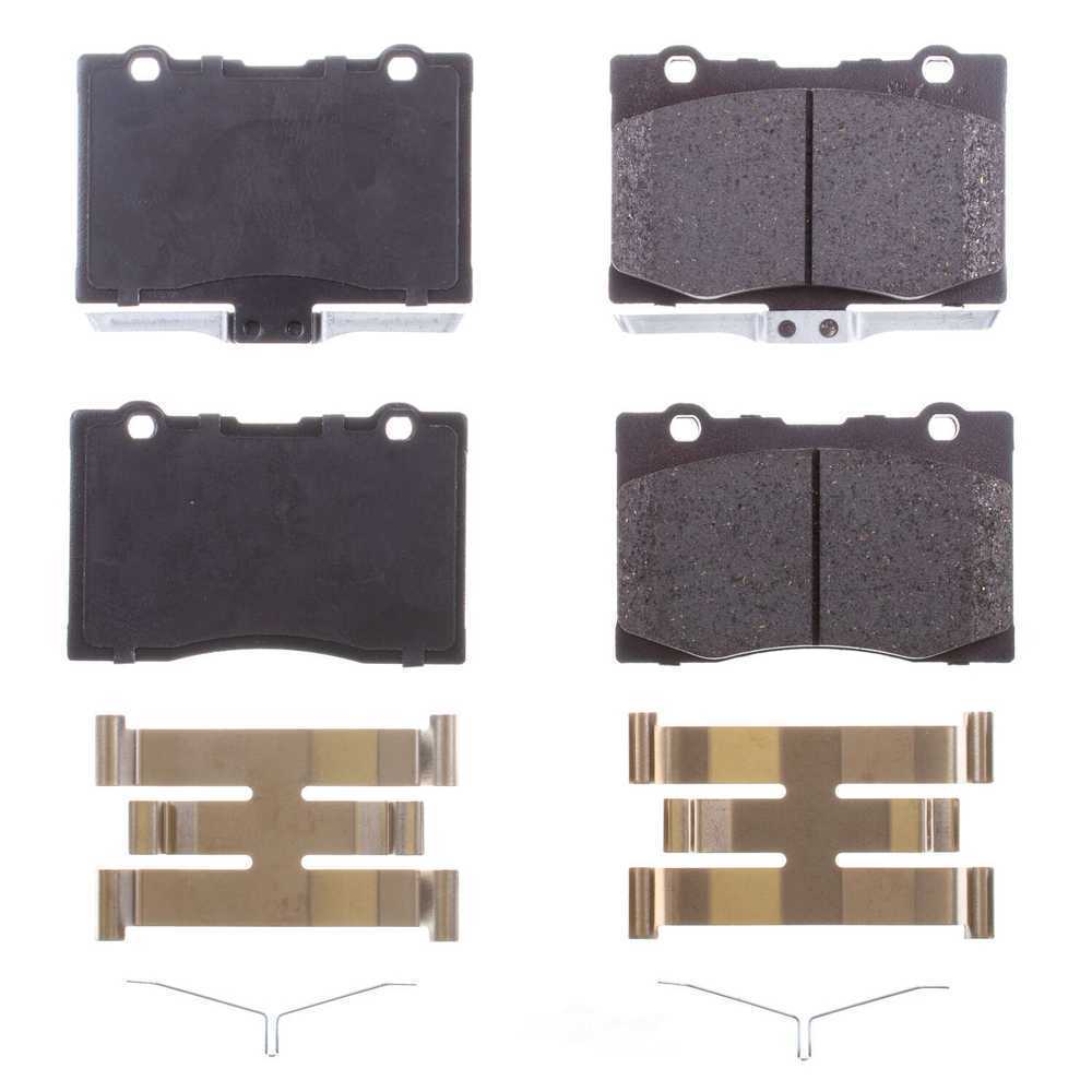 Front Ceramic Brake Pads Hardware Kit For 2004 2005 2006 2007 Ford E