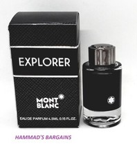 MONT BLANC EXPLORER EDP 0.15 OZ / 4.5 ML FOR MEN SPLASH MINI NEW IN BOX
