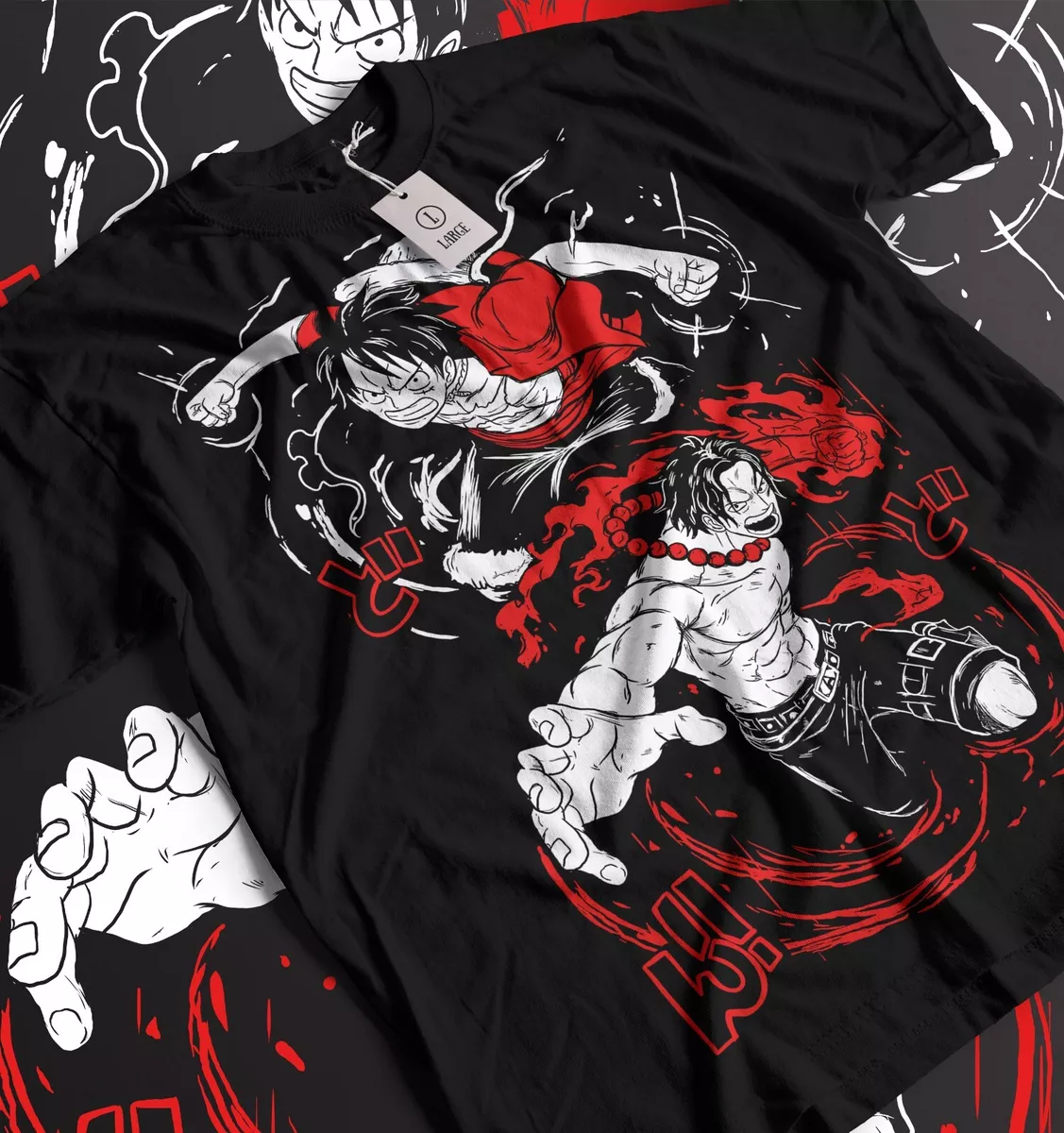 One piece anime tshirt art