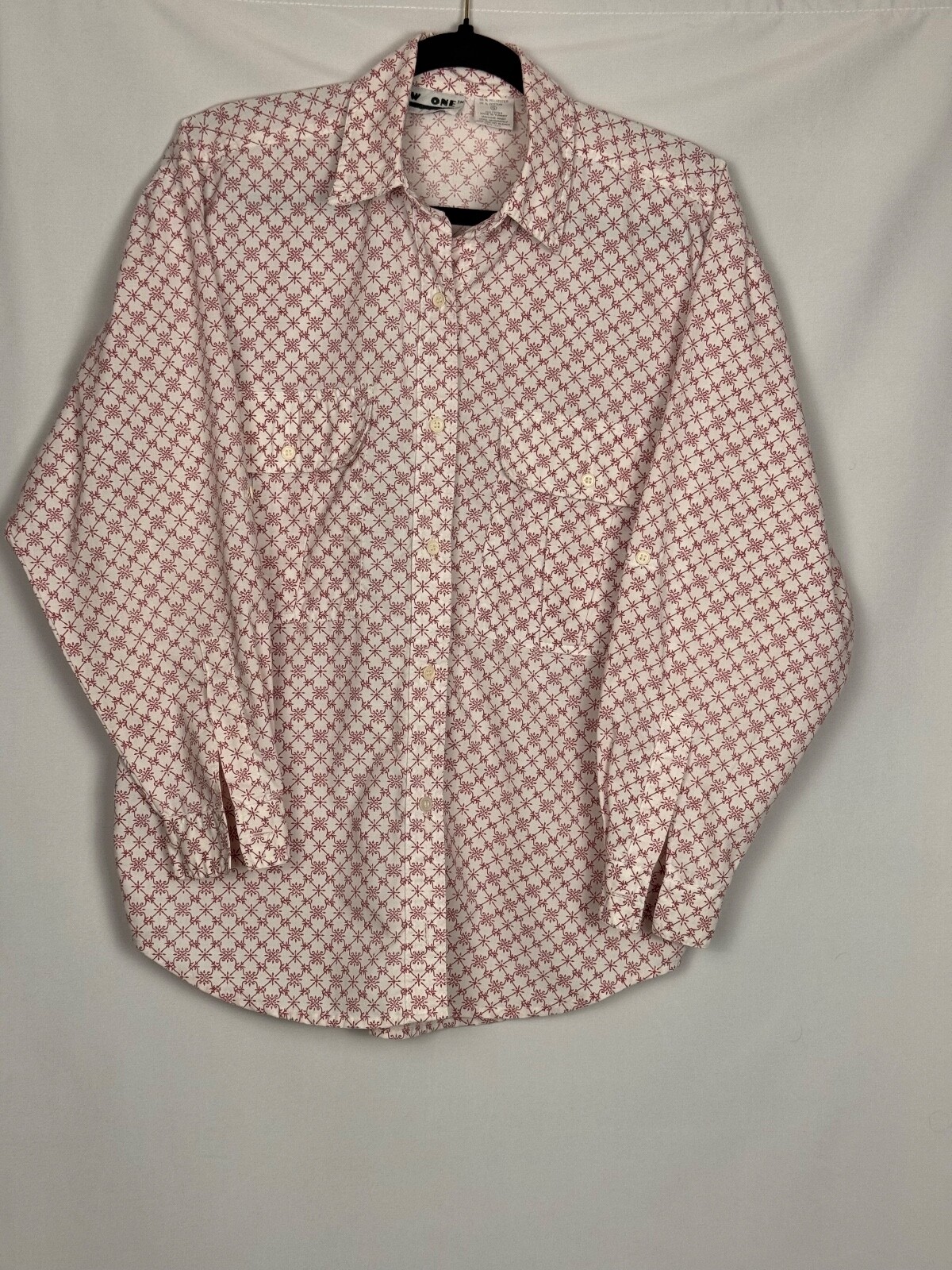 FILA Camicia abbottonata da donna ROW ONE Made In Turkey taglia MEDIA colletto manica lunga con bottoni