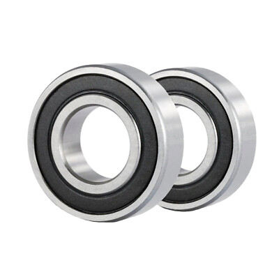 2 Pcs Premium 6802 2RS ABEC3 Rubber Sealed Deep Groove Ball Bearing 15x24x5mm