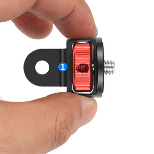 3 Colors Alloy 1/4" Screw Tripod Camera Adapte Holder For Gopro 10/9 Insta360 d
