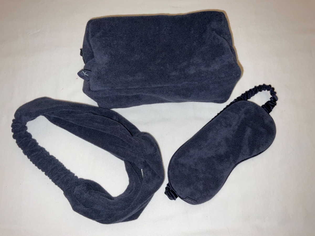 Barefoot Dreams Resort Set Cozy Terry Indigo 100% Cotton  display picture 2