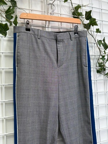 ASOS Houndstooth Dogtooth Check Trousers Smart Style W32" L28" - Picture 2 of 7