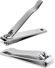 2pcs Large Beauticom Stainless Steel Straight Nail Clipper - for ingrown toenail