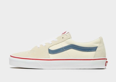 Vans Sk8 Low VN0A4UUK24I White/Blue Unisex Canvas Skateboarding Shoes Size  US 8 | eBay