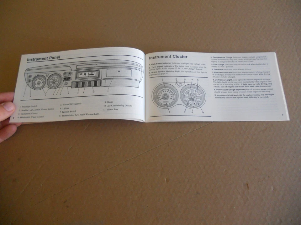 Dodge B-Van 1976 original información del producto y manual del propietario de funcionamiento nuevo en stock Foto 3 de 4