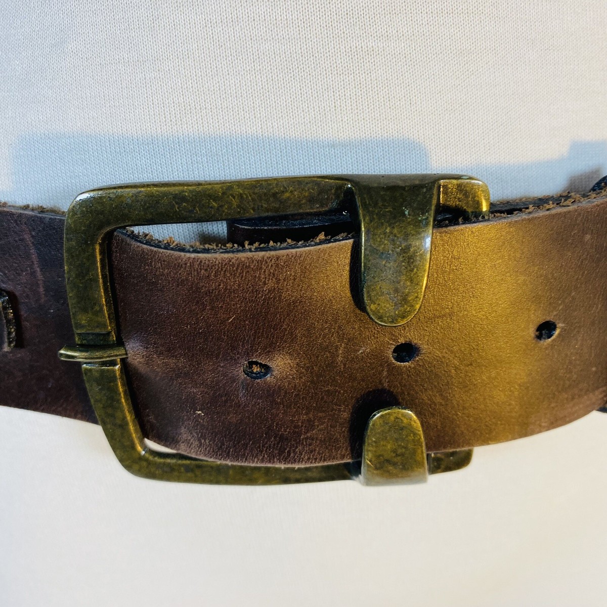 Pre-loved Marc Bernstein handcrafted belt. MARC BERNSTEIN NEW YORK SIZE S / M HANDCRAFTED DK BROWN  main image 4