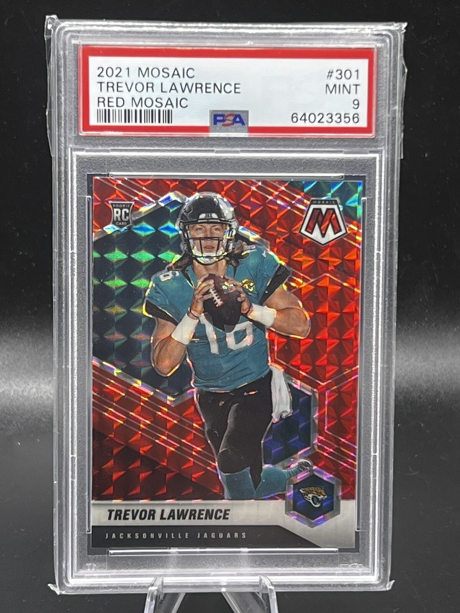 2021 Panini Mosaic - Rookies Trevor Lawrence #301 Red Mosaic Prizm