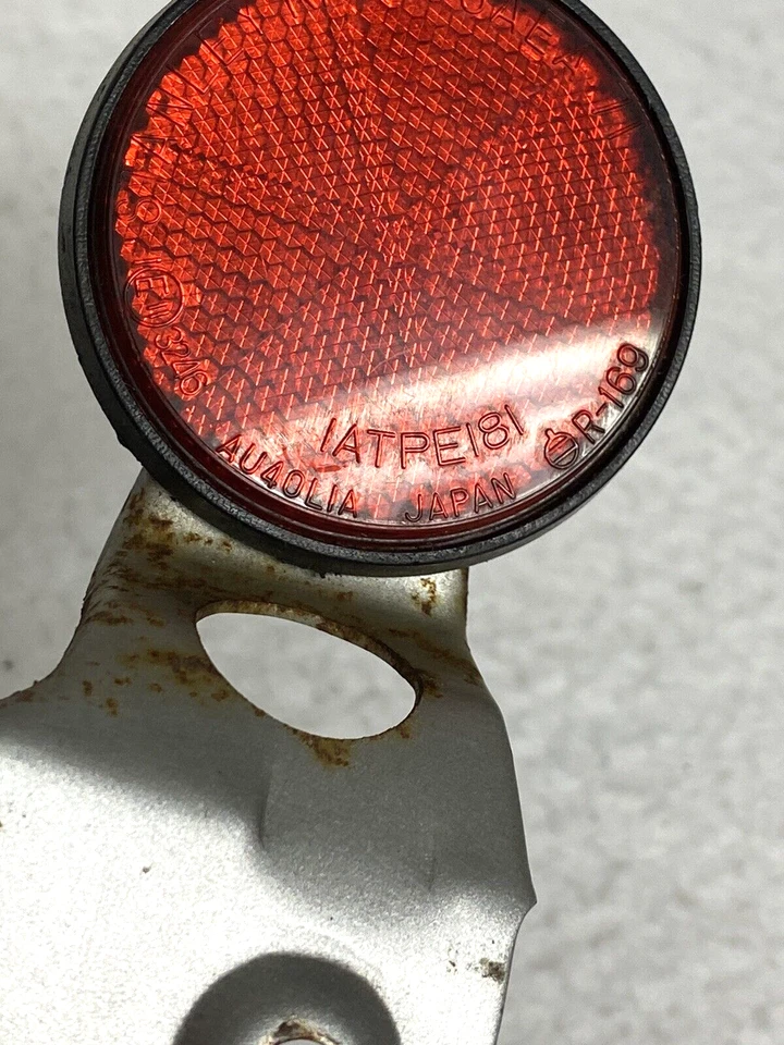 MONTAJE DE MATRÍCULA DE MOTOCICLETA JAPONESA VINTAGE, SOPORTE, YAMAHA, SUZUKI?KAWASAKI? Foto 4 de 4