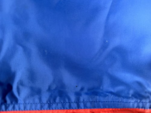 Vintage Descente Red & Blue Ski 1/2 Zip Pullover Jacket M Women's Hooded Anorak - Picture 21 of 24