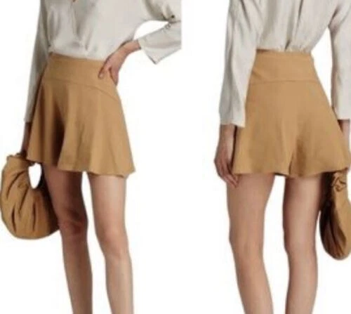 VINCE LINEN BLEND FLOUNCE SHORTS PECAN BROWN Size 6/M NWT MSRP $195
Opens in a new window or tab