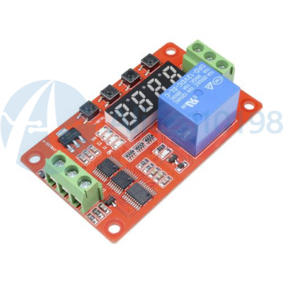DC 12V PLC Relay Multifunction Self-lock Cycle Timer Module Delay Time Switch US