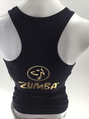新作♪ズンバ Zumba Shimmer Open Back Tank - Bold Black Zumba Shimmer Open Back Tank - Bold Black Z1T02666 | eBay
