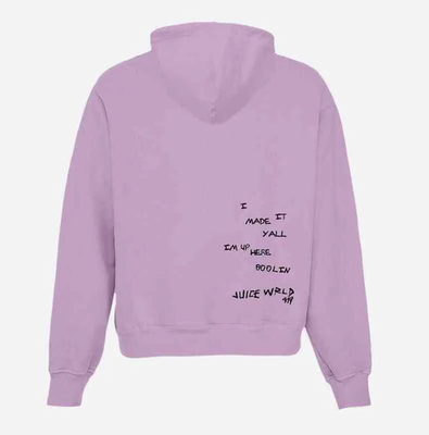 Juice WRLD - In Loving Memory Hoodie Purple Large Legends Never