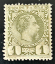 Timbres Monaco N° 1 Neuf * gomme origine 1885