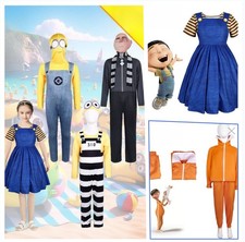 Despicable Me Agnes costume Minions one-piece suit Gru cosplay Adult Kid UK 2026