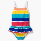 NEW Gymboree Mermaid Rainbow Batman Girls Ruffle Tutu Swimsuit Lot 12-18 Months — photo 3