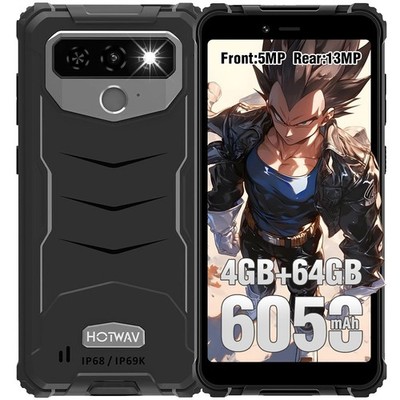 HOTWAV T5 Smartphone Max Outdoor 6050mAh 4GB+64GB 6 Zoll Dual SIM 4G NFC Hnady