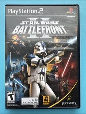 Star Wars: Battlefront II (PlayStation 2, 2005) CIB Clean Game Tested & Working!