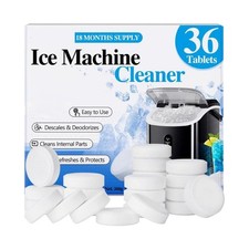 Ice Machine Cleaner Maker Descaler 36 Pieces Clean Tablets 2025 Cleaning