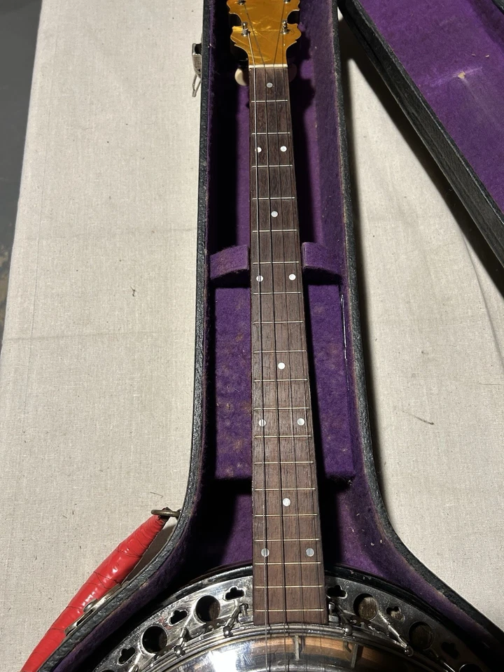 Vintage Paramount Trooper Banjo Tenor Antique W/ Case 1920s 1930s - Image 4 of 4