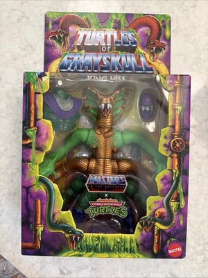 Masters of the Universe x TMNT Turtles of Grayskull King Hiss Action Figure NEW