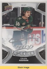 2021-22 Upper Deck MVP Rookie Silver Script Calen Addison #221 READ w1s