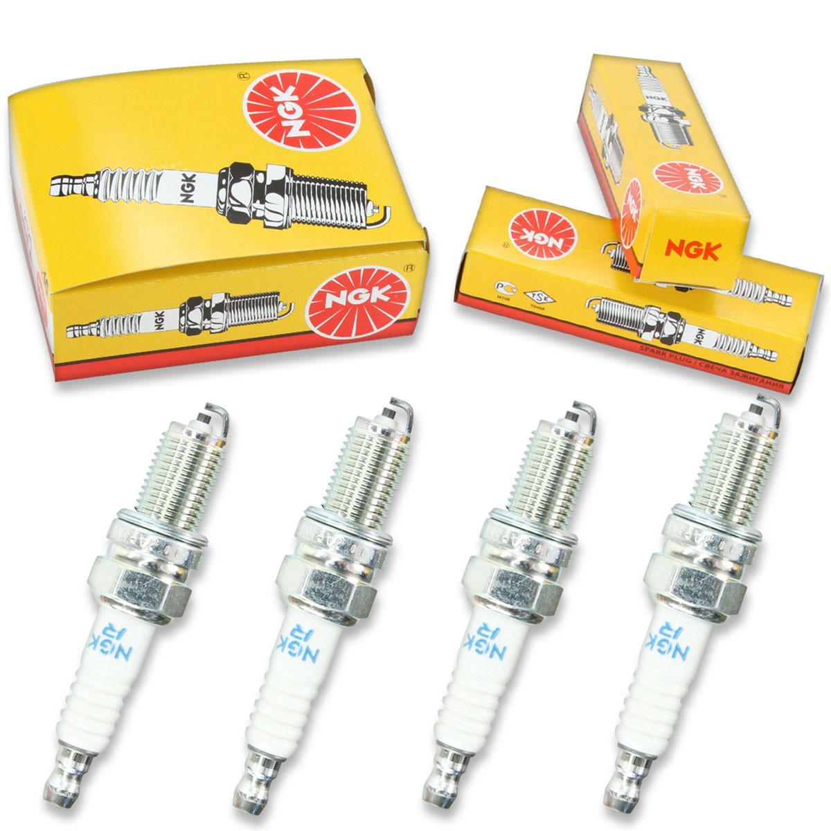 4pcs 2004 Ducati Monster 620 Matrix NGK Standard Spark Plugs 620cc 37ci Kit sv