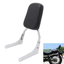Sissy Bar Passenger Backrest Rear Seat Pad for Honda Rebel 250 CMX250 CMX250C...