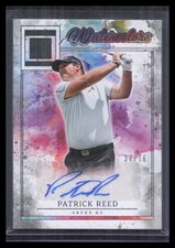 Patrick Reed 2025 Panini Impeccable LIV #WCS-PR Watercolors Auto #/76