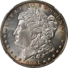 1881-O Morgan Silver Dollar NGC MS62 Nice Eye Appeal Nice Strike