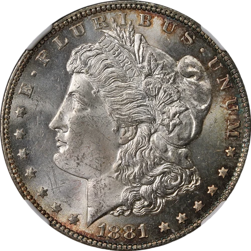 1881-O Morgan Silver Dollar NGC MS62 Nice Eye Appeal Nice Strike