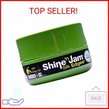AmPro Shine-n-Jam Edges - Excellent for Taming Fringe, Ponytails, and Updos - Pr