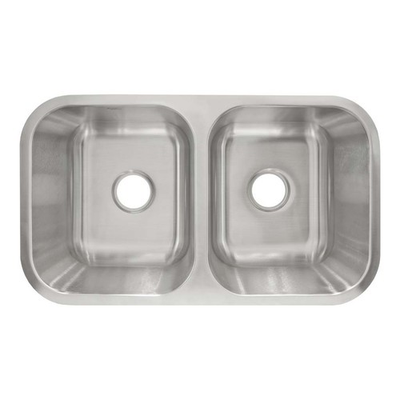 #ad Undermount Stainless Steel Double Basin Kitchen Sink 31 1 2 quot; x 18 1 8quot; x 9quot; $55.00
