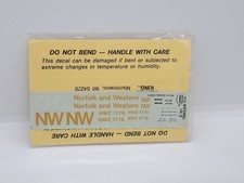 MILLER HERALD KING DECAL TOY TRAIN NORFOLK & WESTERN Z-51 TRAILER DECALS