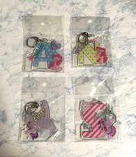 New unopened My Little Pony acrylic key chain initial rare set of 4