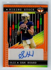 2022 Leaf Valiant #RS-SH2 Sam Huard Rising Stock Autographs Orange #/25