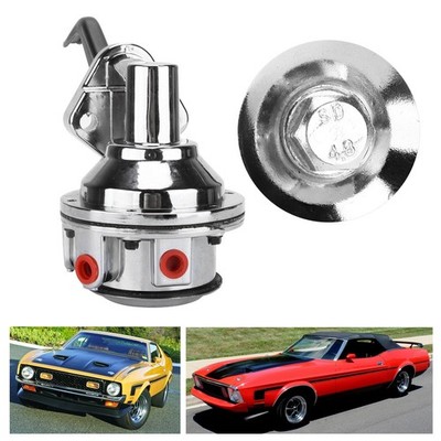 Mechanical Fuel Pump Double Valve Chrome Plated Replace For SMALL BLOCK SET