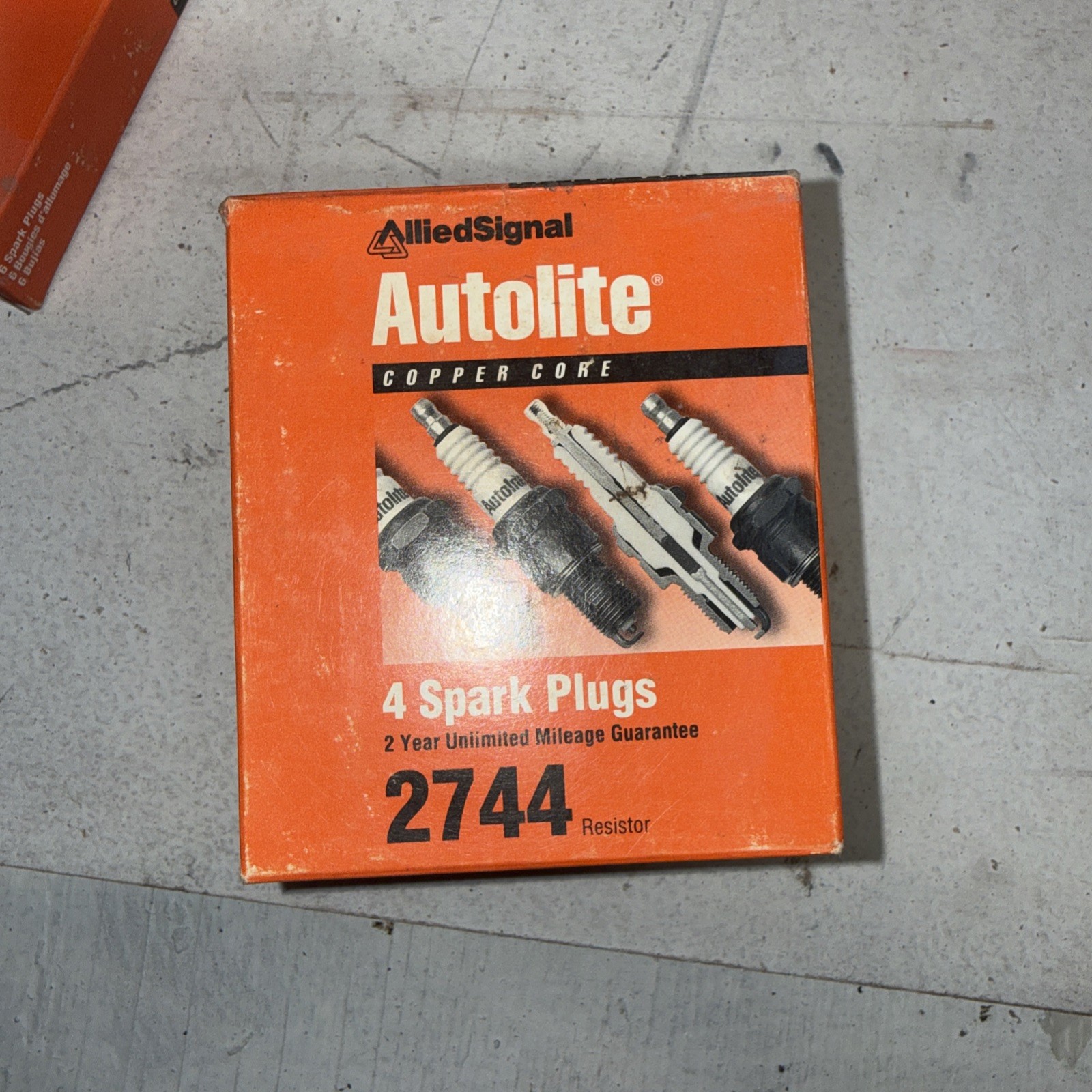 Spark Plug-Copper Resistor Autolite 2744 4 Pack