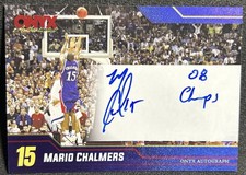 2025 Onyx Authenticated Mario Chalmers Auto Red /99 #15