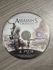 Assassin's Creed III (Sony PlayStation 3, 2012) Disc Only