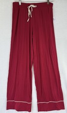 Gap Body Pajama Pants Small Petite Modal Red Knit Womens PJ New NWT