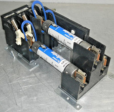 SQUARE D 9422TEF10 100A MAX W/ 3 LITTLEFUSE FLSR 70 ID INDICATOR FUSES